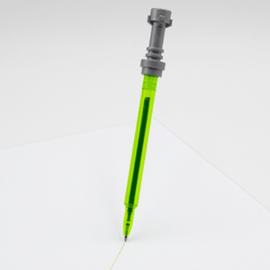 Caneta de gel LEGO Star Wars sabre de luz - Verde - Papelaria Encantada