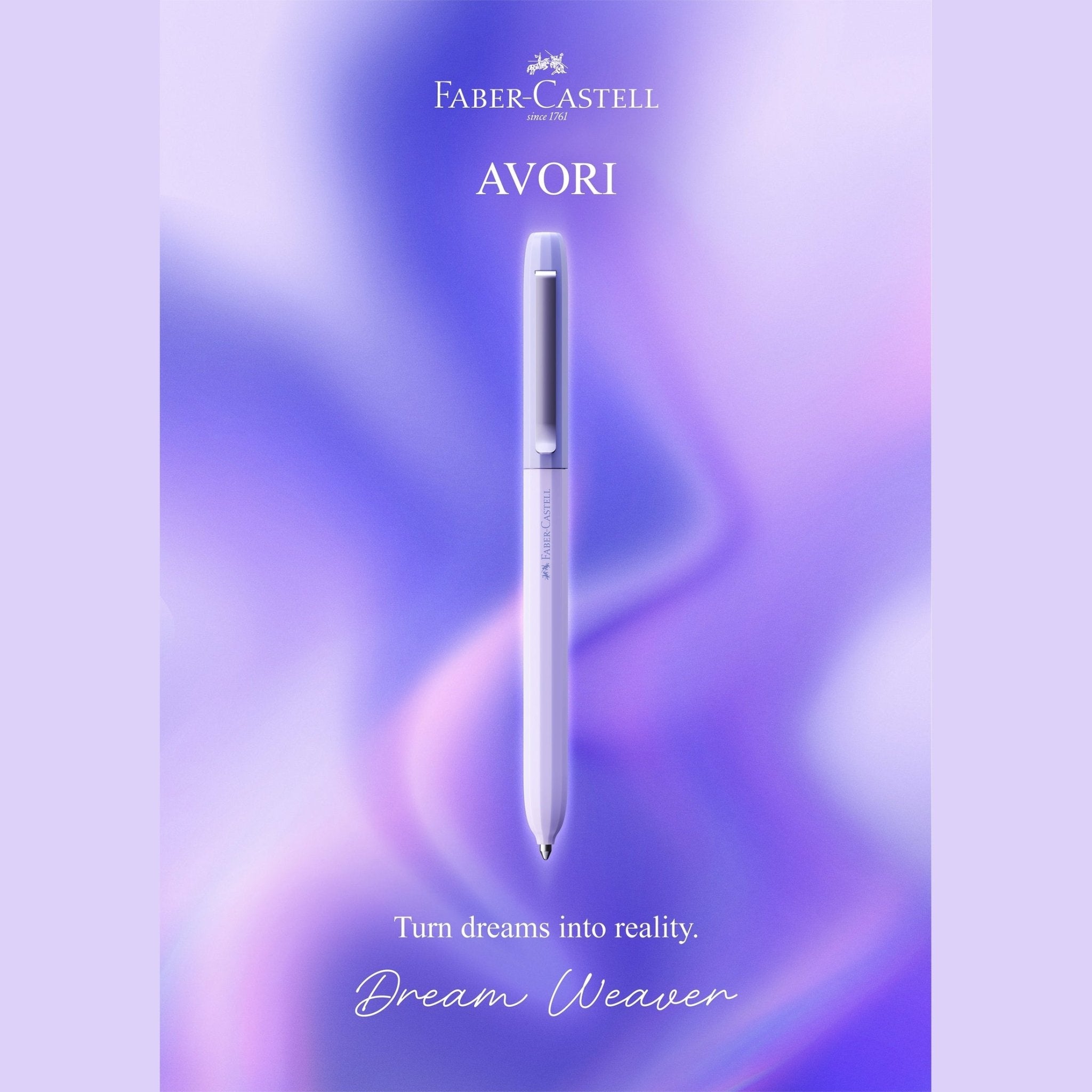 Caneta Faber - castell Avori XB - Dream weaver - Papelaria Encantada