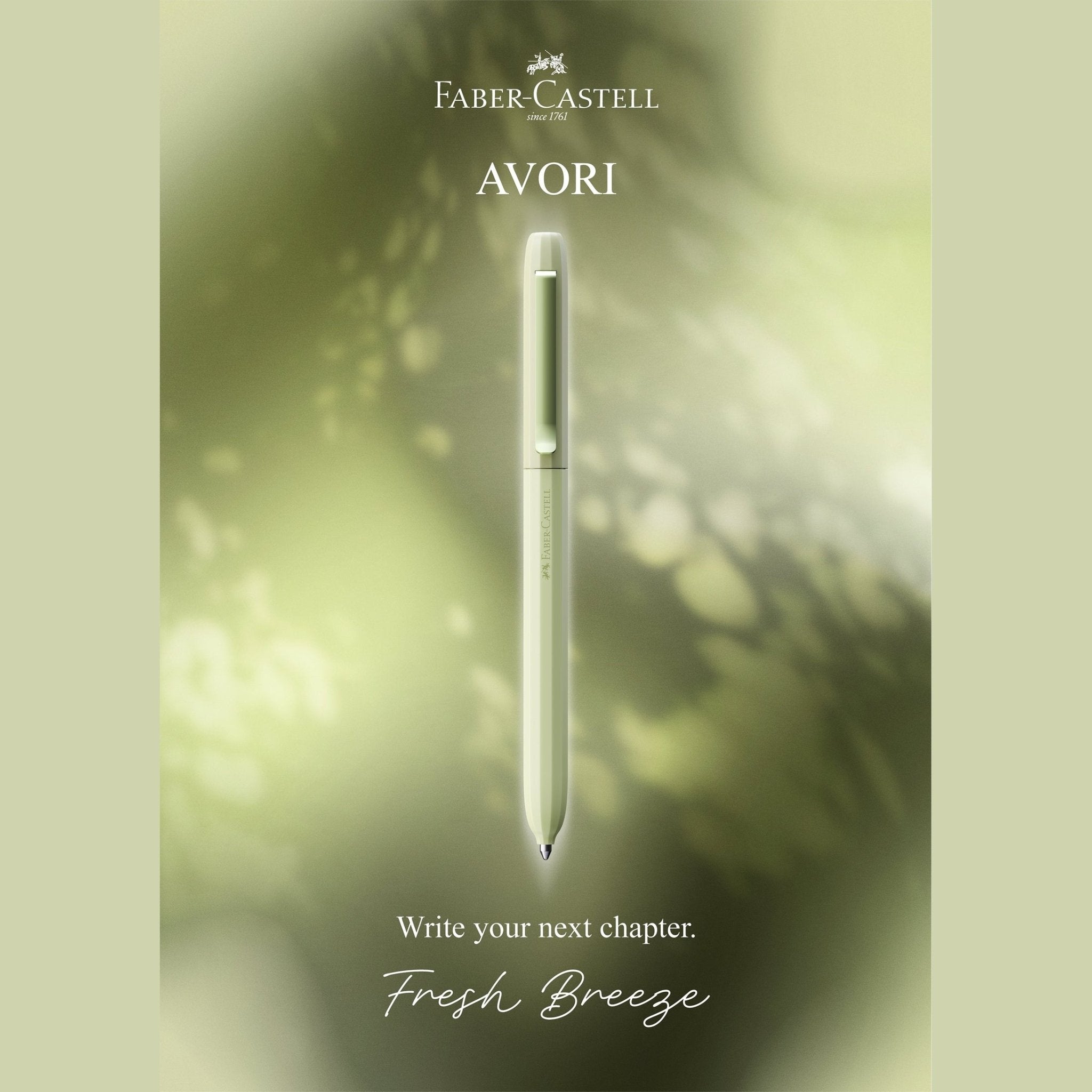 Caneta Faber - Castell Avori XB - Fresh Breeze - Papelaria Encantada