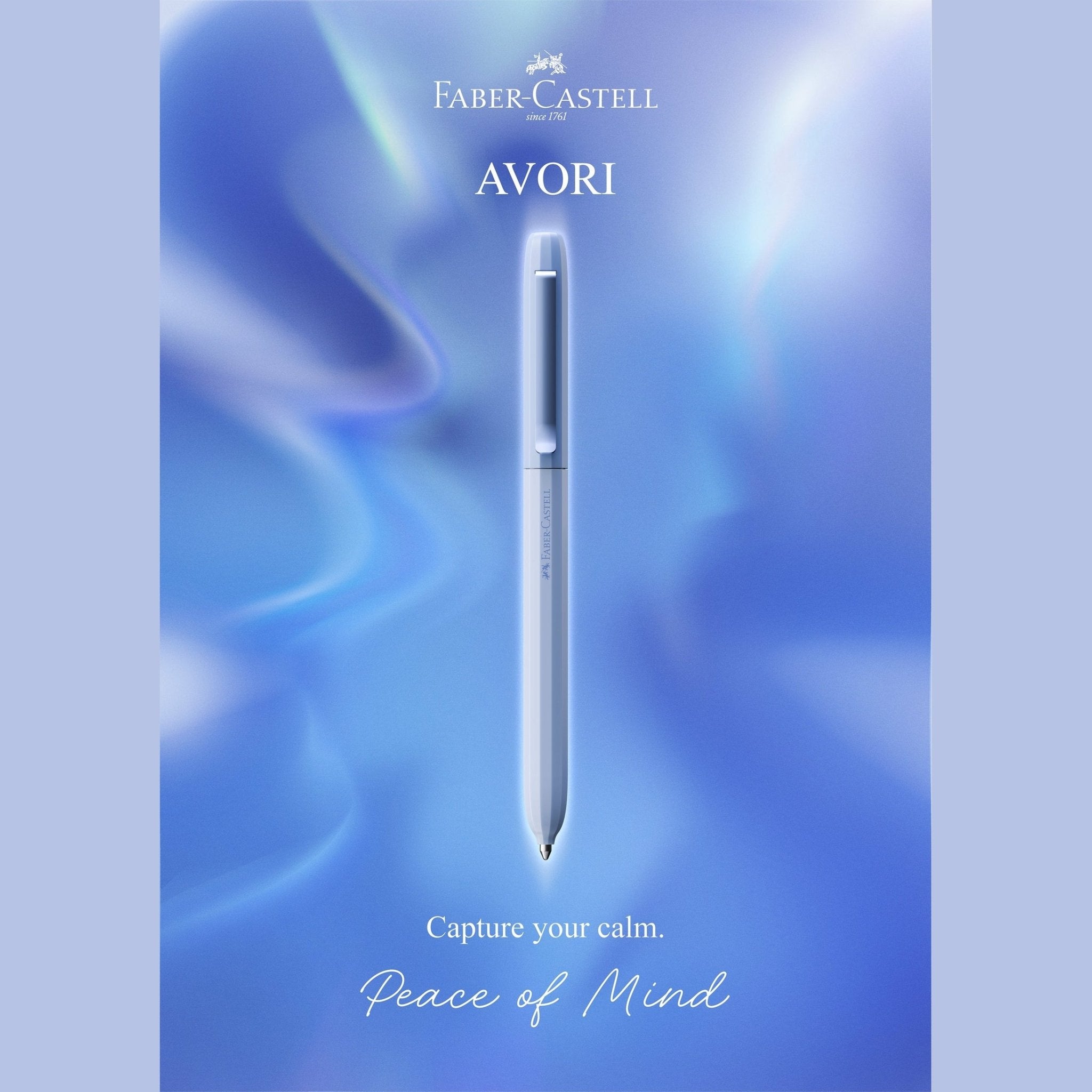 Caneta Faber - Castell Avori XB - Peace of mind - Papelaria Encantada