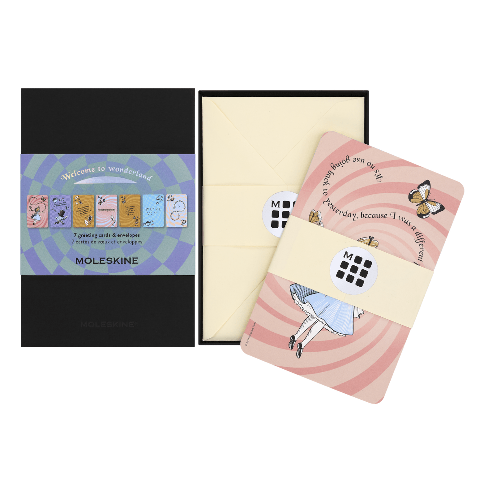 Cartões de Felicitação Alice no País das Maravilhas - Papelaria Encantada