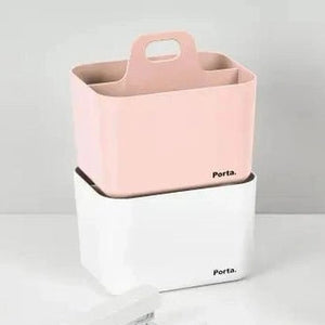 Cesto de organização Mini Rosa Litem - Papelaria Encantada