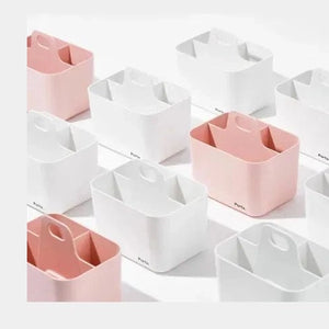 Cesto de organização Mini Rosa Litem - Papelaria Encantada