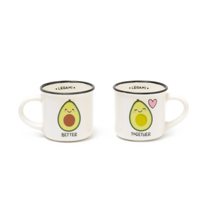 Chávenas de café - Expresso para dois - Abacate - Legami - Papelaria Encantada