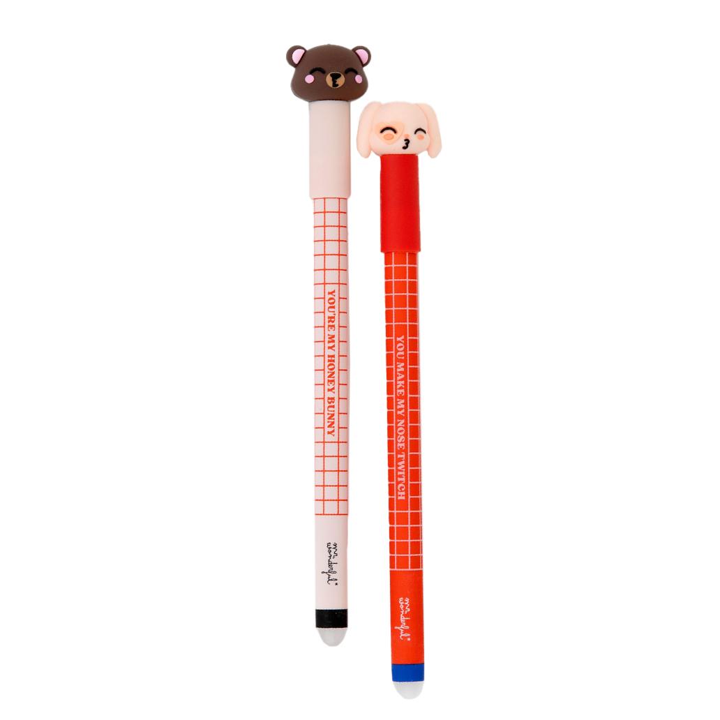 Conjunto 2 Canetas Apagáveis "Dia dos namorados" Mr. Wonderful - Papelaria Encantada