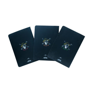 Conjunto 3 cadernos A5 One Piece Luffy Zoro e Nami - Papelaria Encantada