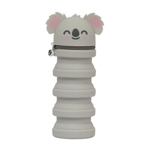 Conjunto 6 canetas apagáveis bo - bo + Estojo Extensível koala Mr Wonderful - Papelaria Encantada