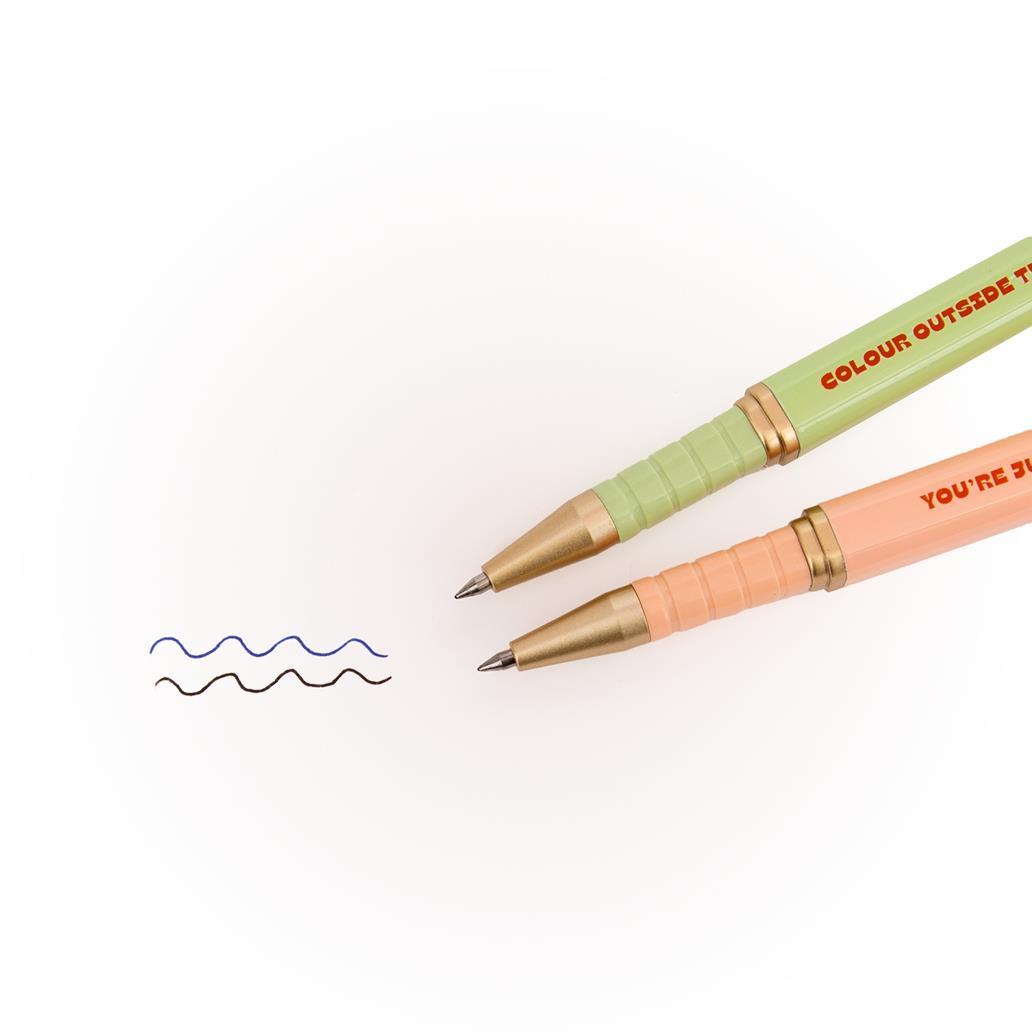 Conjunto de 2 Esferográficas Youre just my type - Mr. Wonderful - Papelaria Encantada