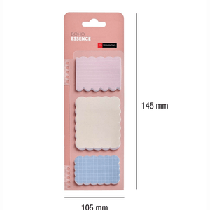 Conjunto de 3 blocos de notas adesivas Miquelrius Boho Essence - Papelaria Encantada