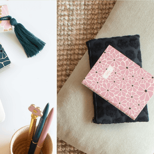 Conjunto de 3 Cadernos Lisos Miquelrius Boho Essence - Papelaria Encantada