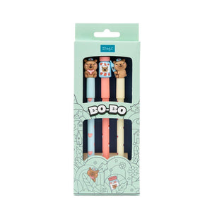 Conjunto de 3 Canetas apagáveis Capivara Saúde - Mr. Wonderful - Papelaria Encantada