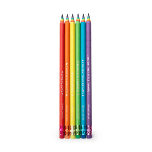 Conjunto de 6 lápis de grafite HB feitos de papel reciclado Legami - Papelaria Encantada