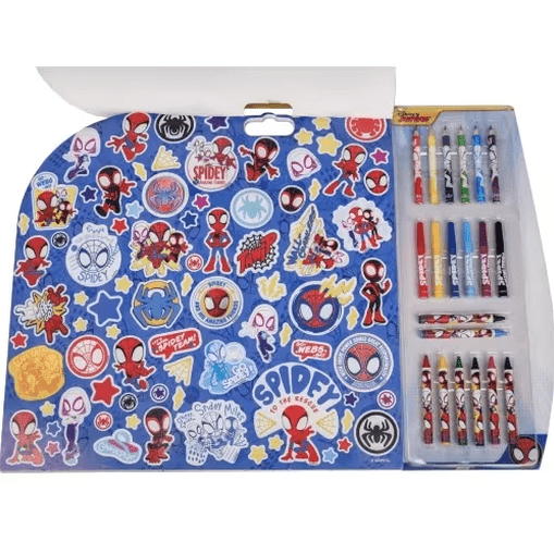 Conjunto de atividades e colorir 5 em 1 Spidey - Papelaria Encantada