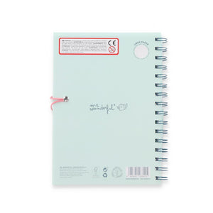 Conjunto de Caderno A5 com Pins - Para o pessoal de Saúde - Mr. Wonderful - Papelaria Encantada