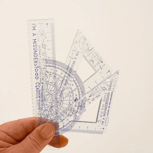 Conjunto de geometria Genius - Você arrasa! Legami - Papelaria Encantada