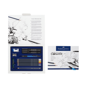 Conjunto de ilustrações em banda desenhada - Faber - Castell - Papelaria Encantada