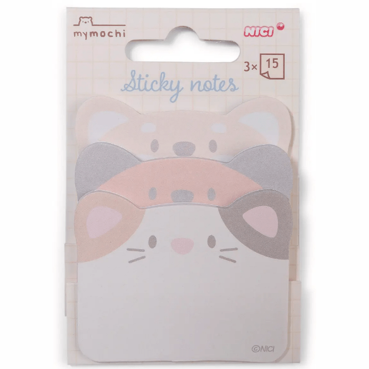 Conjunto de notas adesivas mymochi Nici - Papelaria Encantada