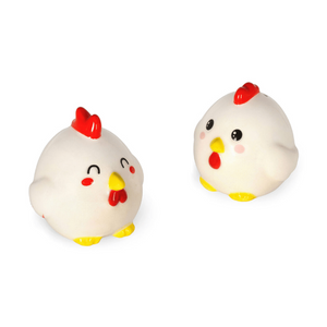 Conjunto de Saleiro e Pimenteiro de Cerâmica Galinha Legami - Papelaria Encantada