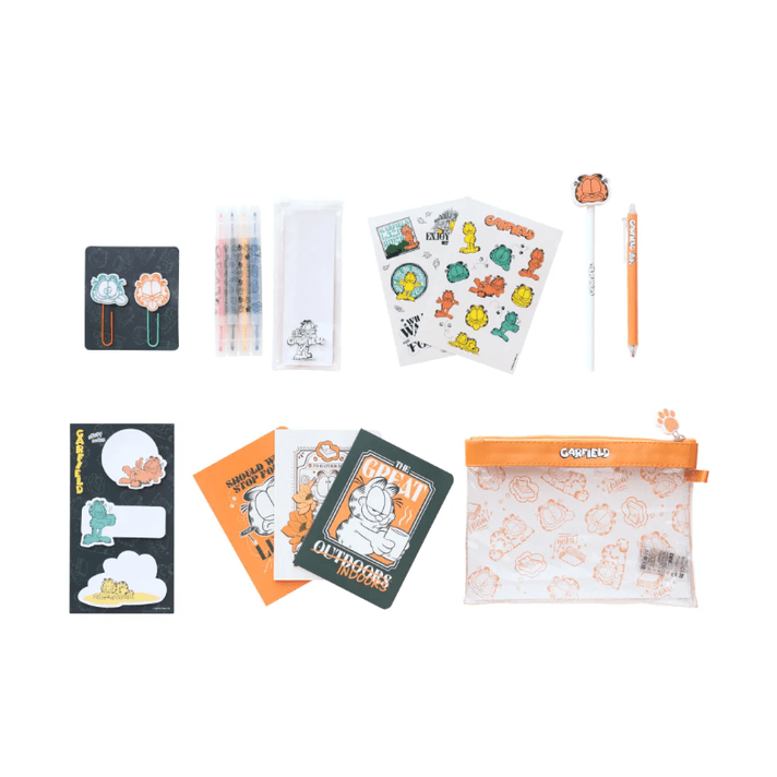 Conjunto escrita Garfield - Papelaria Encantada