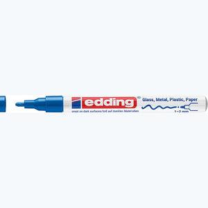 Marcador Edding 751 1–2 mm – Azul