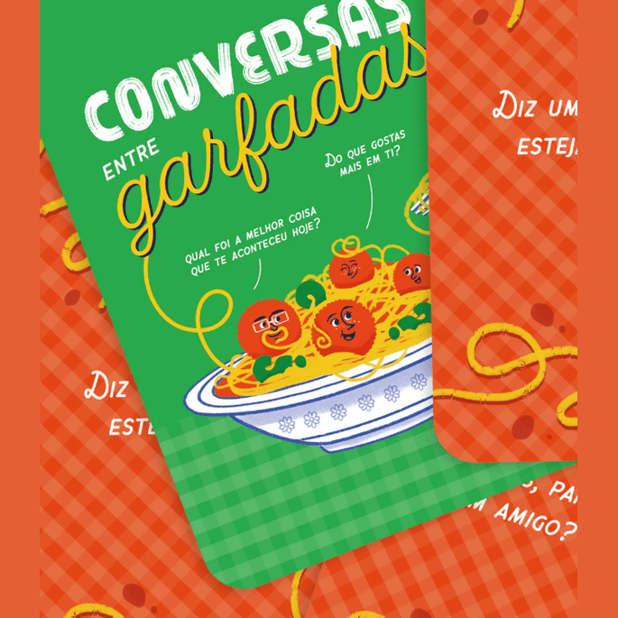 Desbloqueadores de conversa - Conversas entre Garfadas - The Happy Gang - Papelaria Encantada