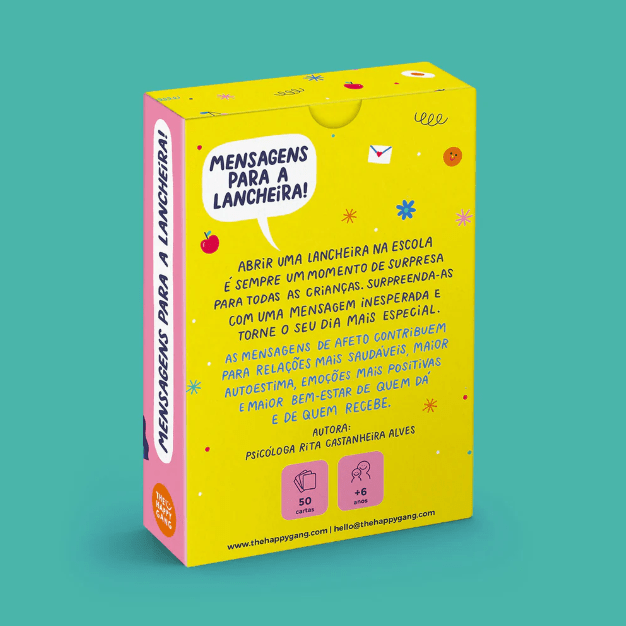 Desbloqueadores de conversa - Mensagens para a Lancheira! - The Happy Gang - Papelaria Encantada