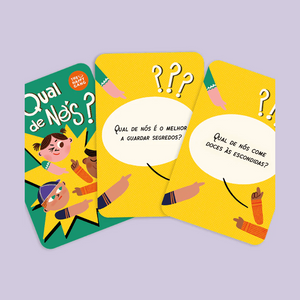 Desbloqueadores de conversa - Qual de nós? The Happy Gang - Papelaria Encantada