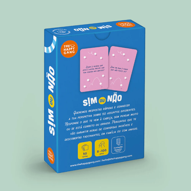 Desbloqueadores de conversa - Sim ou Não - The Happy Gang - Papelaria Encantada