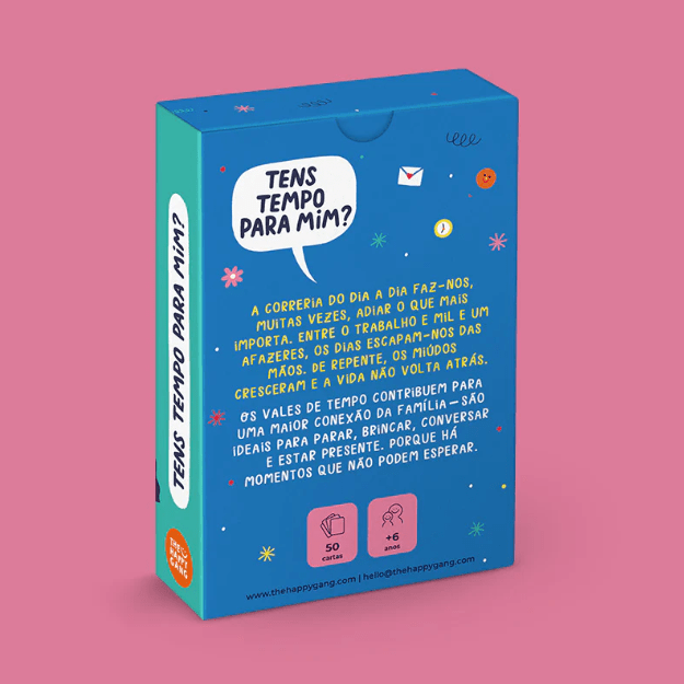 Desbloqueadores de conversa - Tens Tempo para Mim? The Happy Gang - Papelaria Encantada