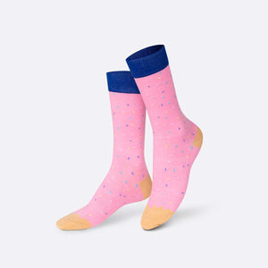 Meias Eat My Socks Joe's Donut Strawberry - detalhe do produto