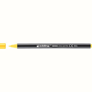 Marcador edding 1200 Colourpen Ponta Fina 1 mm — Amarelo