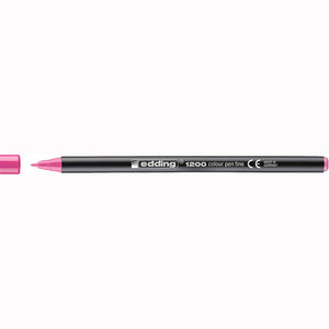 Marcador edding 1200 Colourpen Ponta Fina 1 mm — Rosa