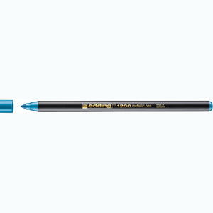 Marcador edding 1200 Metálico 1–3 mm — Azul metálico