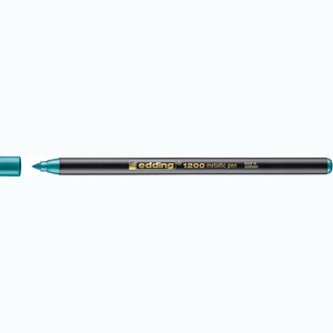 Marcador edding 1200 Metálico 1–3 mm — Verde metálico