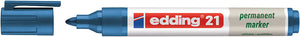 Marcador Permanente edding 21 EcoLine 1,5–3 mm — Azul