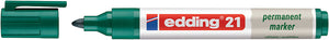 Marcador Permanente edding 21 EcoLine 1,5–3 mm — Verde