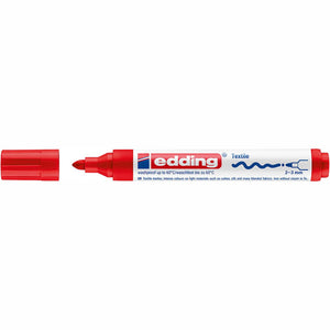 Marcador para Têxteis edding 4500 2–3 mm — Vermelho