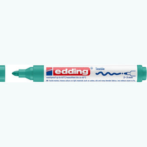 Marcador para Têxteis edding 4500 2–3 mm — Verde pálido