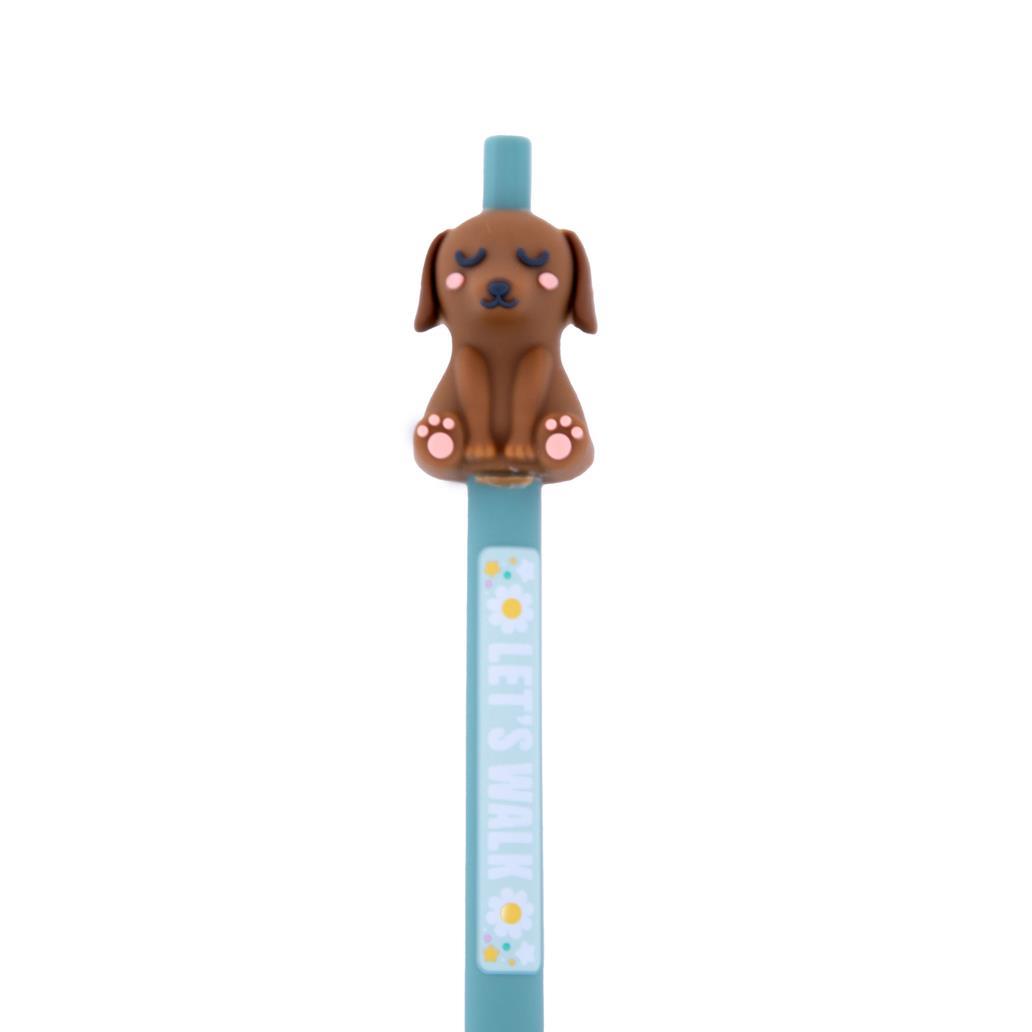 Esferográfica 3D Cão Salsicha - Let's walk Mr.Wonderful - Papelaria Encantada