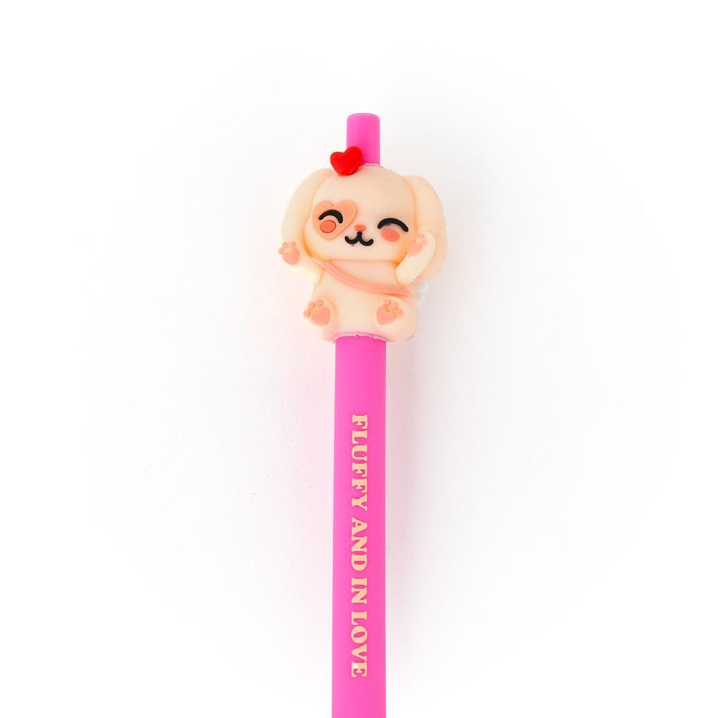 Esferográfica 3D Coelho Cupido - Fluffy and in Love - Mr. Wonderful - Papelaria Encantada