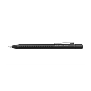 Esferografica Faber - Castell Grip 2011 Preta metalizado - Papelaria Encantada