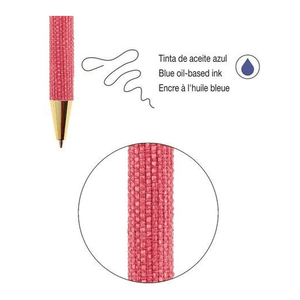 Esferográfica Miquelrius em Rafia Highland Days Vermelho - Papelaria Encantada