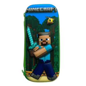 Estojo 3D Minecraft - Papelaria Encantada