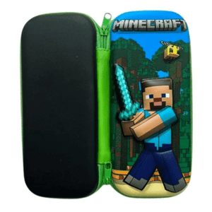 Estojo 3D Minecraft - Papelaria Encantada
