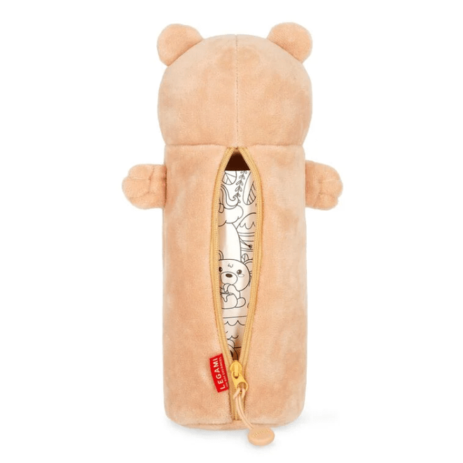 Estojo de Lápis - Super Macio - Ursinho de Pelúcia Legami - Papelaria Encantada
