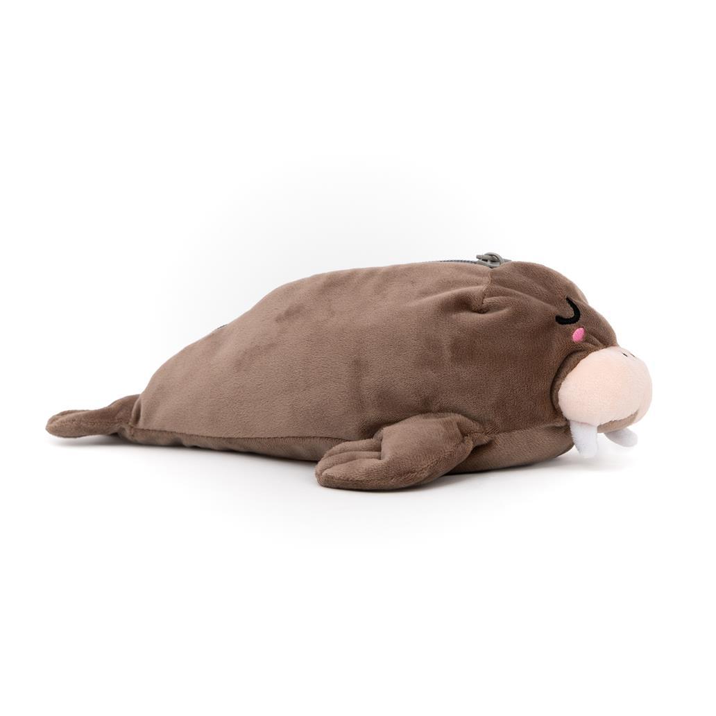 Estojo de Peluche - Morsa Lazy - Mr Wonderful - Papelaria Encantada