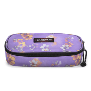 Estojo Eastpak Oval Flora Fade Lilac - Papelaria Encantada