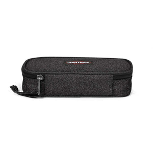 Estojo EASTPAK Oval Single Spark Black - Papelaria Encantada