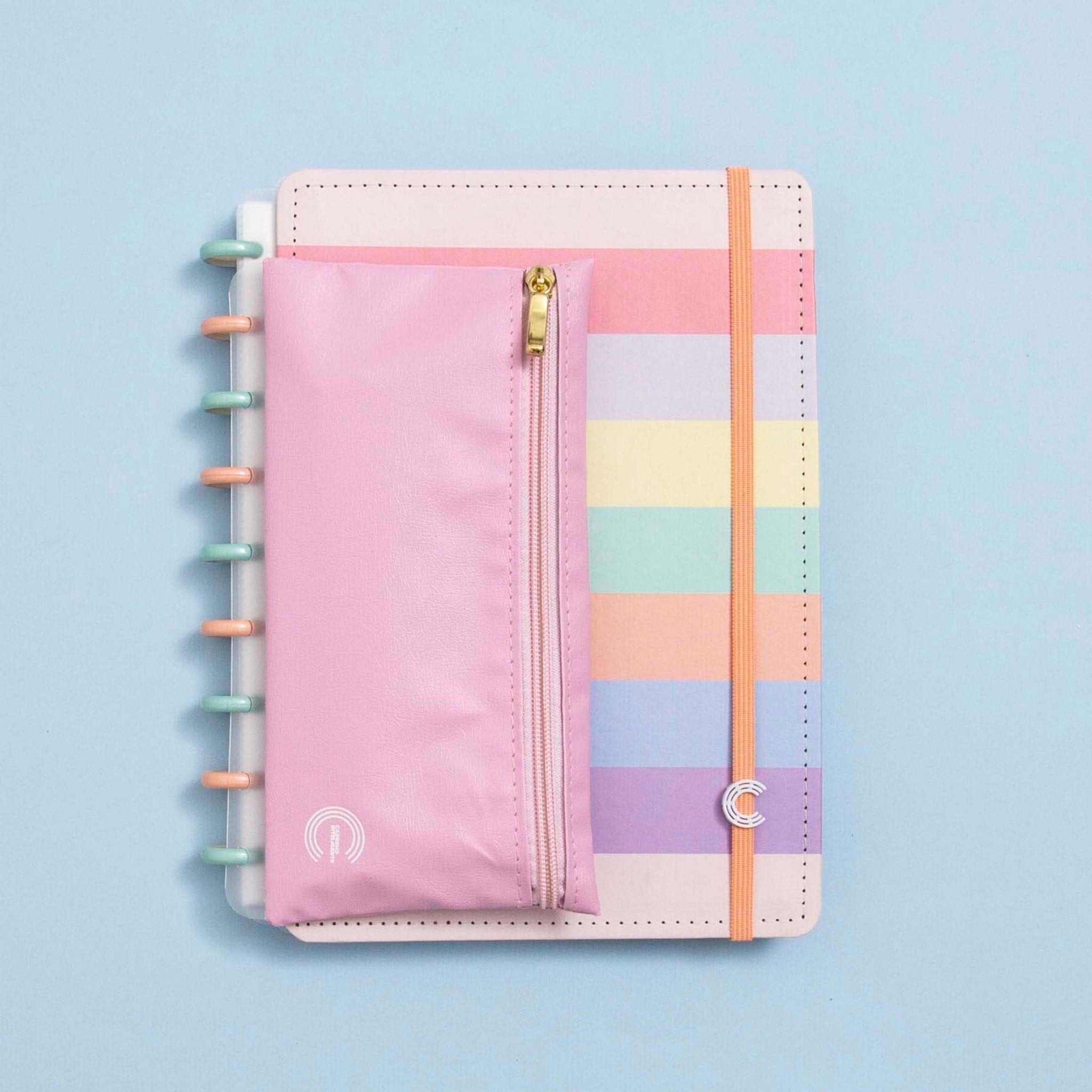 Estojo para caderno inteligente Rosa - Papelaria Encantada