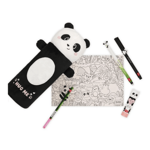 Estojo para lápis - super macio Panda de pelucia Legami - Papelaria Encantada